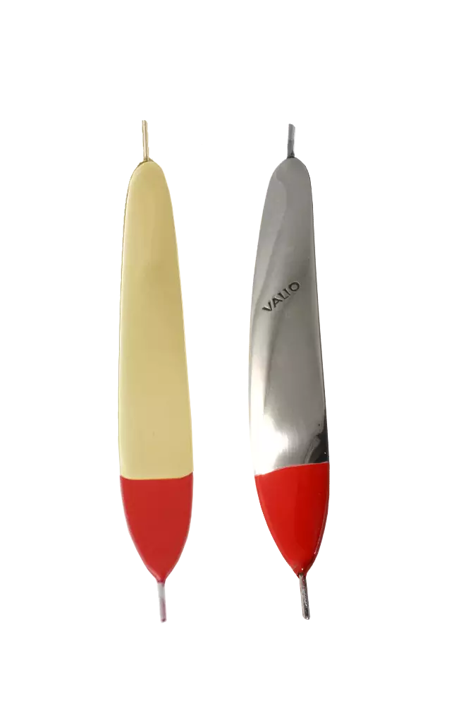 Puustjärven Valio Liukupilkki 8,5cm Messinki-Hopea - Pystypilkit / Valopilkit - A1-85-MH-L - 1