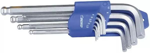 Boxo Pitkä Kuusiokoloavainsarja 1,5-10mm - Torx avaimet - 284-B91-3467L - 1