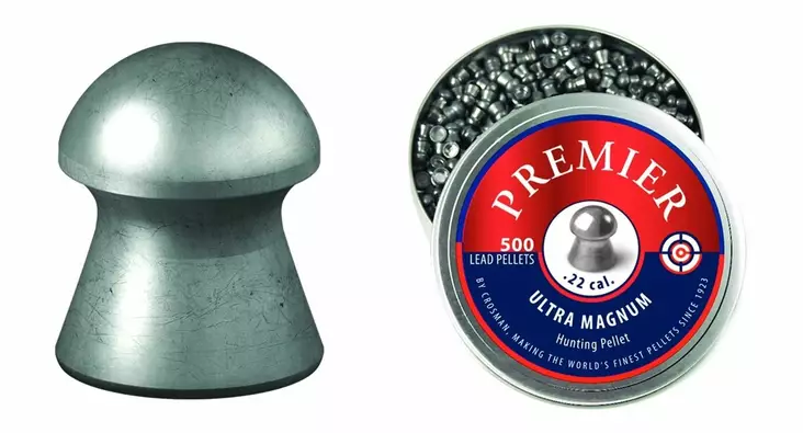 Crosman Premier Ilmakiväärin luoti 5,5mm - Ilma-aseiden luodit 5,5mm - 6-LDP22NL - 1