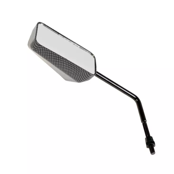 Forte F1 peili vasen, hiilikuitukuvio – M8 – Derbi Senda ja muut mopot - Mopon ja Moottoripyörän varaosat - 71810L - 1