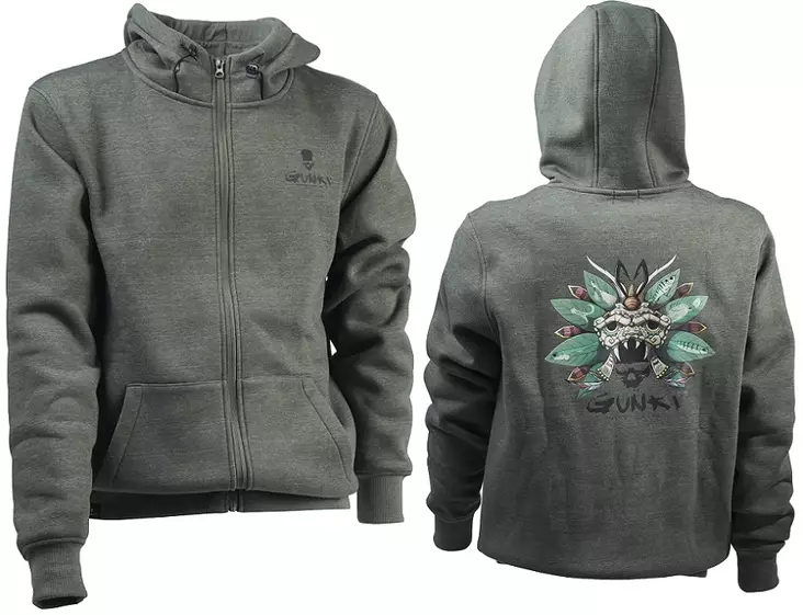 Gunki Chief Khaki Zip Sweat Huppari - Hupparit - GU-CHIEFSWE-L - 1