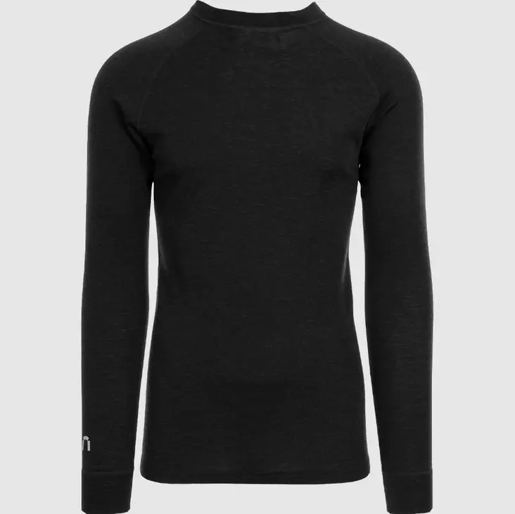 North Outdoor Active 210 Miesten merinovilla aluskerraston paita - musta - Kerrastot - N11002A01-2XL - 1