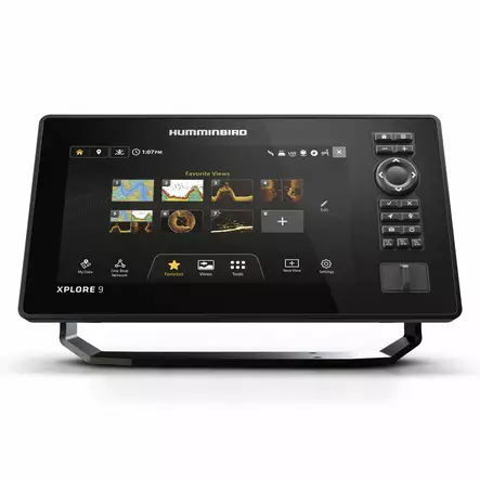 Humminbird XPLORE 9 CMSI+ kaikuplotteri peräpeilianturilla - Perinteiset kaikuluotaimet ja plotterit - H412000-1M - 1