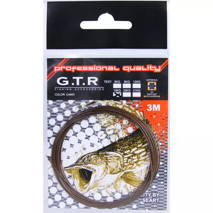 G.T.R Perukemateriaali 7x7 18Kg/3m - Vaijerit ja punokset - 1700-183M - 1