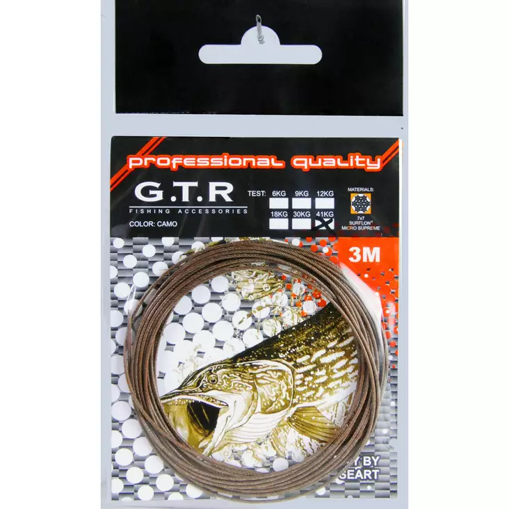 G.T.R Perukemateriaali 7x7 41Kg/3m - Vaijerit ja punokset - 1700-413M - 1