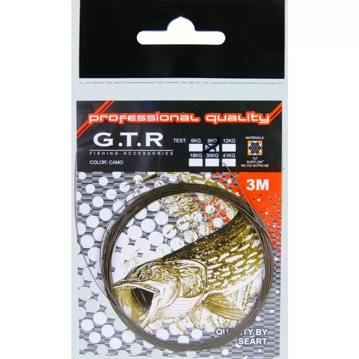 G.T.R Perukemateriaali 7x7 9Kg/3m - Vaijerit ja punokset - 1700-93M - 1