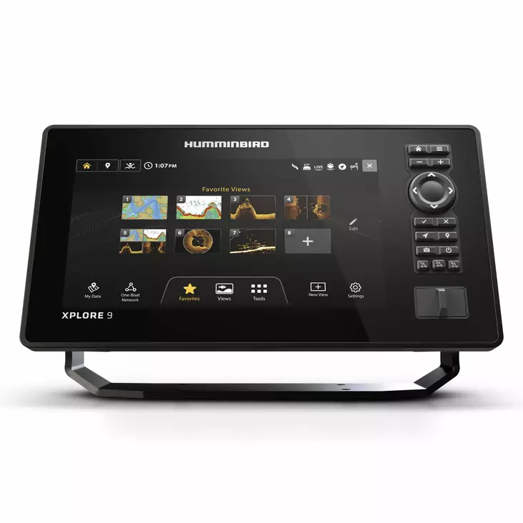 Humminbird XPLORE 9 CMSI+ kaikuplotteri peräpeilianturilla - Perinteiset kaikuluotaimet ja plotterit - H412000-1M - 1