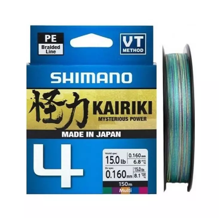 Shimano Kairiki 4 150 m Multi Color Kuitusiima - Kuitusiimat - LDM54TE2020015M - 1