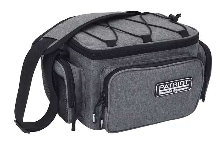Patriot Tackle System Medium vieherasialaukku + 4 rasiaa - Kalastuspakit ja Viehelaukut - PTS-M-4M - 1