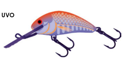 Salmo Hornet H4F Ultraviolet Orange - Salmo Hornet vaaput - HT-040-FL-UVO - 1