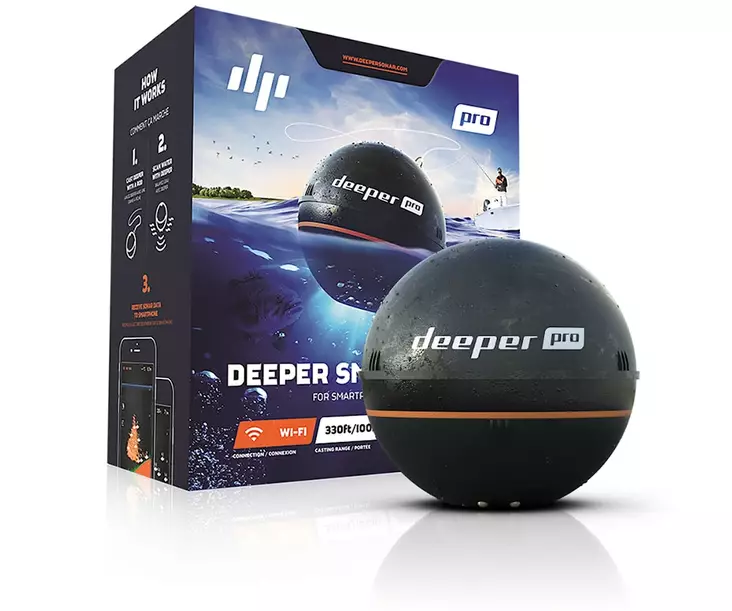 Deeper Smart Sonar Pro Kaikuluotain - Perinteiset kaikuluotaimet ja plotterit - DEEP-PRO - 1