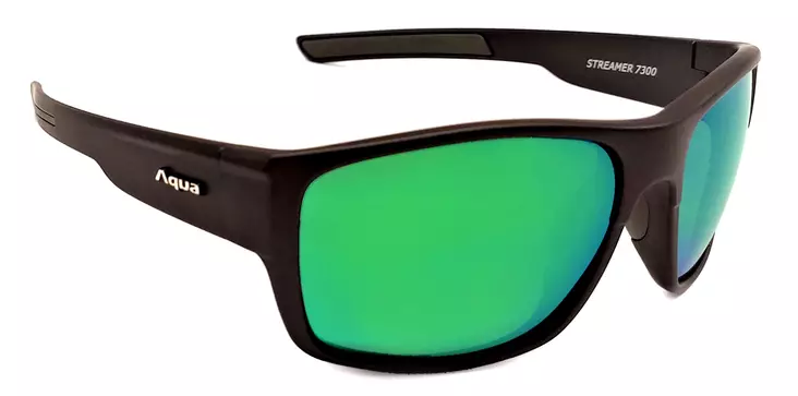 Aqua Streamer Polarisoivat Aurinkolasit | Polarbasic Mirror Green - Polarisoidut Aurinkolasit - STVP - 1