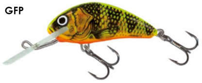 Salmo Hornet H4F Gold Fluo Perch - Salmo Hornet vaaput - HT-040-FL-GFP - 1