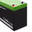 QOLTEC Akku 12V 7.2Ah AGM - Vene- ja vapaa-ajan akut - ACCU-HP72-12Q - 2