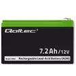 QOLTEC Akku 12V 7.2Ah AGM - Vene- ja vapaa-ajan akut - ACCU-HP72-12Q - 3