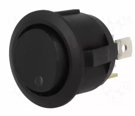 SCI 3- asentoinen pyöreä keinukytkin - Venesähkötarvikkeet - R13-112DL-02-BNGR - 1