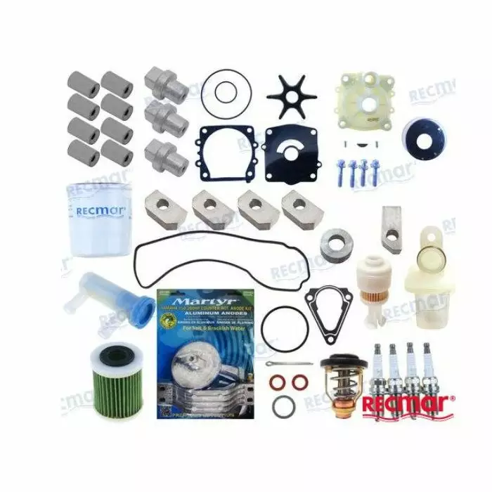 Recmar Huoltosarja Yamaha F150A F150B F150D perämoottorille - Yamaha Tarvike Huoltosarjat - RECKITF150CR - 1