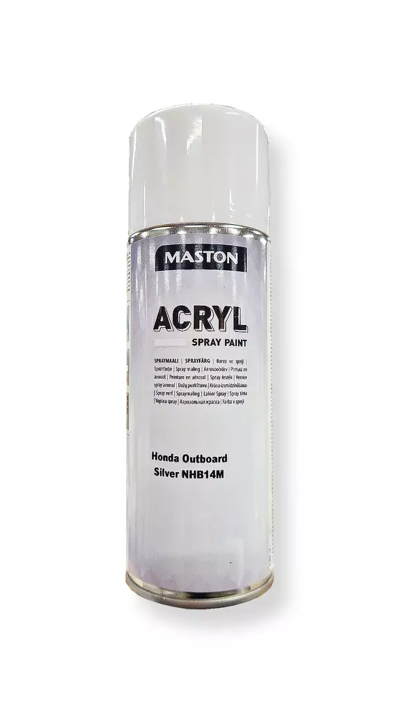 Honda perämoottorin paikkamaali spray Silver 400ml - Honda perämoottoreiden varaosat - 40800-BF-OYSTER - 1