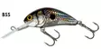 Salmo Hornet H4F Black Silver Shad - Salmo Hornet vaaput - HT-040-FL-BSS - 1