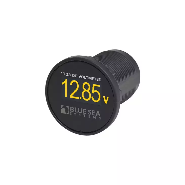 Blue Sea OLED mini jännitemittari - Venesähkötarvikkeet - 1733-BSS - 1