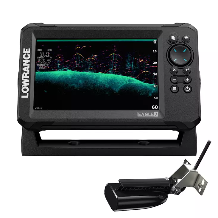 Lowrance Eagle 7" Kaikuluotain Splitshot HD anturilla - Perinteiset kaikuluotaimet ja plotterit - EAGLE-7-SS - 1