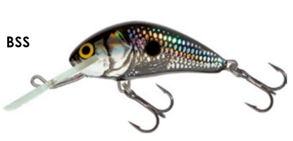 Salmo Hornet H4F Black Silver Shad - Salmo Hornet vaaput - HT-040-FL-BSS - 1