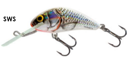 Salmo Hornet H4F Silver White Shad - Salmo Hornet vaaput - HT-040-FL-SWS - 1