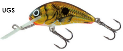 Salmo Hornet H4F UV Gold Shiner - Salmo Hornet vaaput - HT-040-FL-UGS - 1