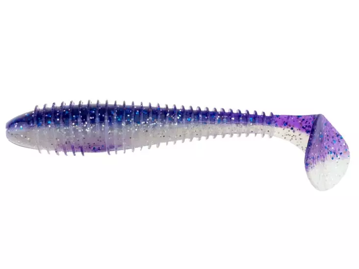 Keitech Swing Impact FAT 3.8" - LT45T Purple Ice Shad - Keitech Swing Impact FAT 3,8" Jigit - FAT38-LT45T - 1