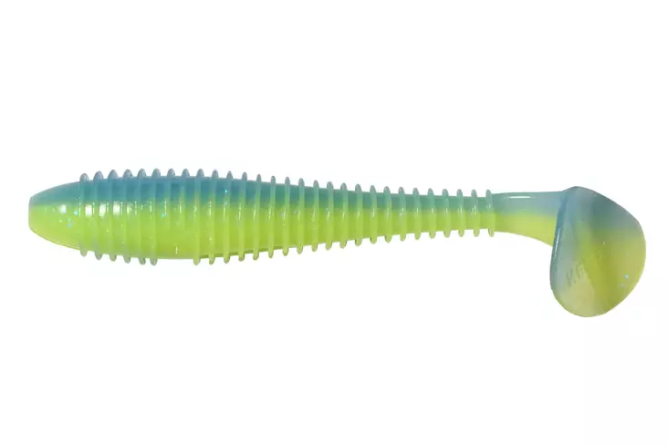 Keitech Swing Impact FAT 6.8" Jigi | LT41T Electric Chartreuse - Keitech Swing Impact FAT 5,8-7,8" Jigit - FAT68-LT41T - 1