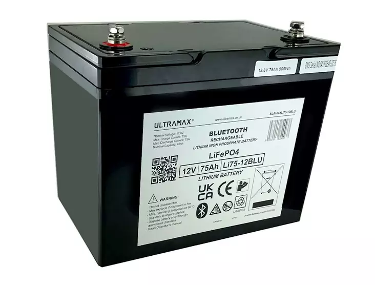 Ultramax LiFePO4 akku 12V 84Ah - Vene- ja vapaa-ajan akut - UM-BAT-12V84A-BT - 1