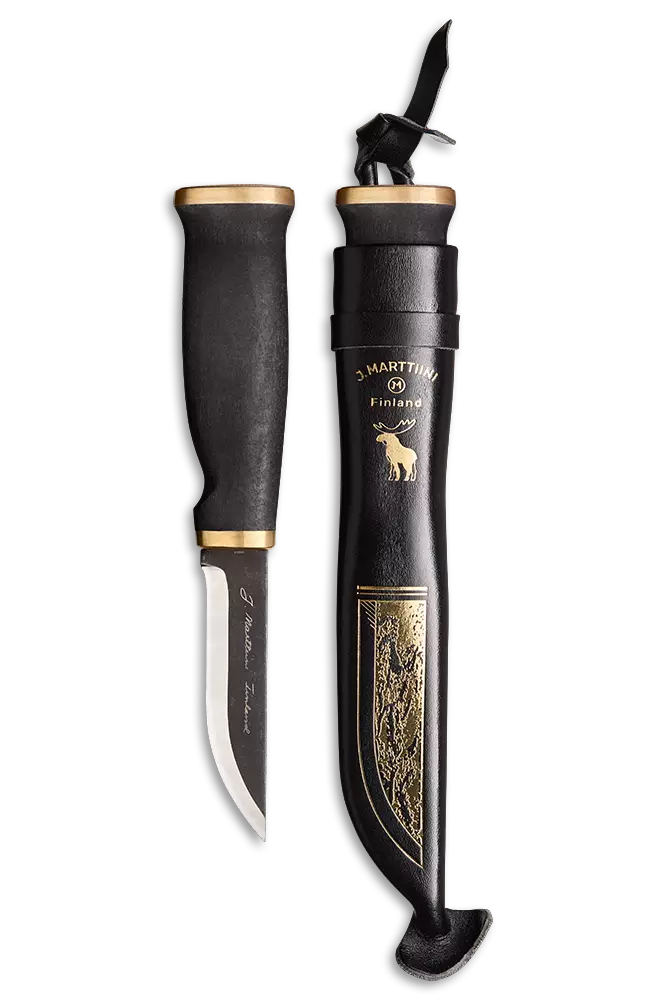 Marttiini Hirvi black Puukko - Puukot ja taittoveitset - 547021W - 1